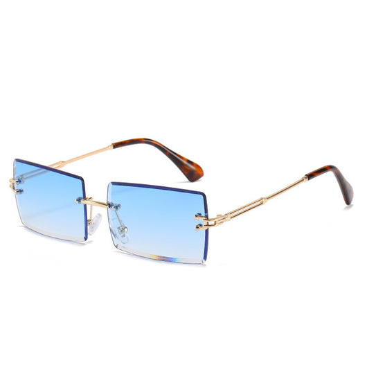 Gafas de Sol Rectangulares Minimalistas en Aleación Metálica - Image 13