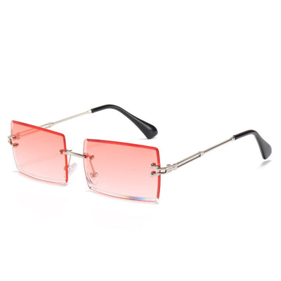 Gafas de Sol Rectangulares Minimalistas en Aleación Metálica - Image 16