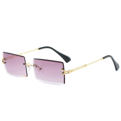 Gafas de Sol Rectangulares Minimalistas en Aleación Metálica