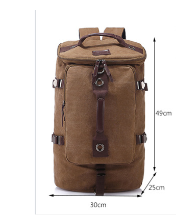 Mochila de Lona para Hombre - Gran Capacidad Deportiva y de Viaje - Image 10