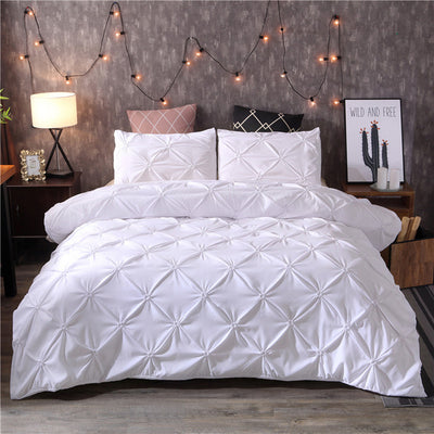 Funda de Edredón Liso de Color Sólido – Ropa de Cama Premium Craft Home Textiles