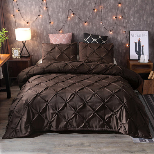 Funda de Edredón Liso de Color Sólido – Ropa de Cama Premium Craft Home Textiles - Image 4