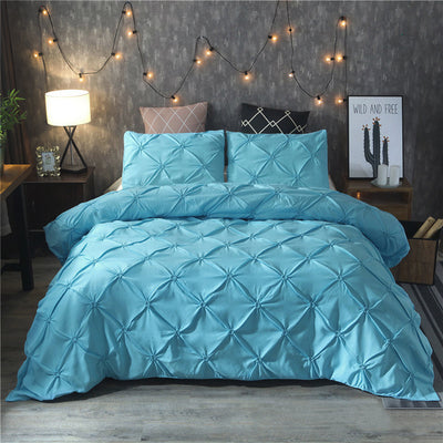 Funda de Edredón Liso de Color Sólido – Ropa de Cama Premium Craft Home Textiles - Image 3