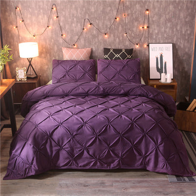 Funda de Edredón Liso de Color Sólido – Ropa de Cama Premium Craft Home Textiles - Image 8