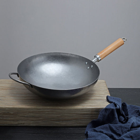Wok de Acero al Carbono Artesanal Ligero - Sartén Tradicional sin Recubrimiento - Image 8