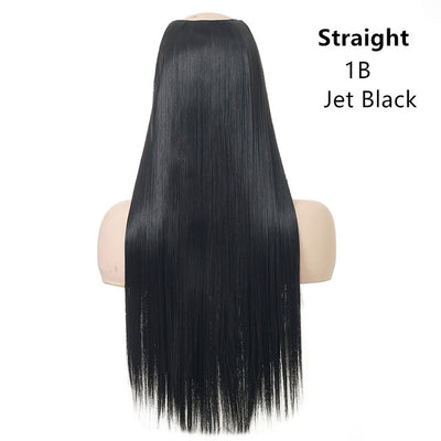Peluca Larga Liso Natural de una Pieza para Mujer - Image 25