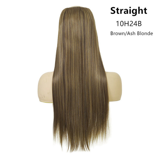 Peluca Larga Liso Natural de una Pieza para Mujer - Image 24