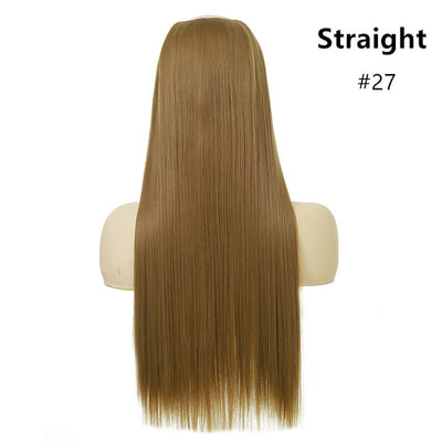 Peluca Larga Liso Natural de una Pieza para Mujer - Image 28