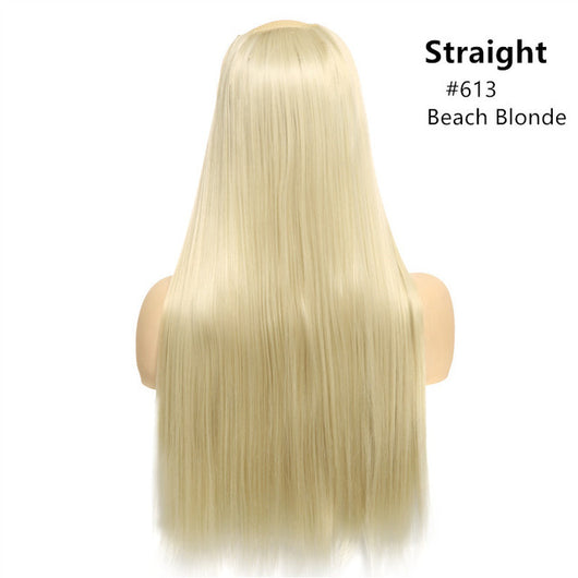 Peluca Larga Liso Natural de una Pieza para Mujer - Image 36