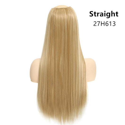 Peluca Larga Liso Natural de una Pieza para Mujer - Image 37