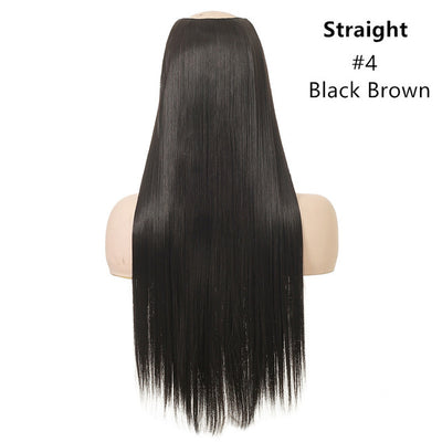 Peluca Larga Liso Natural de una Pieza para Mujer - Image 4