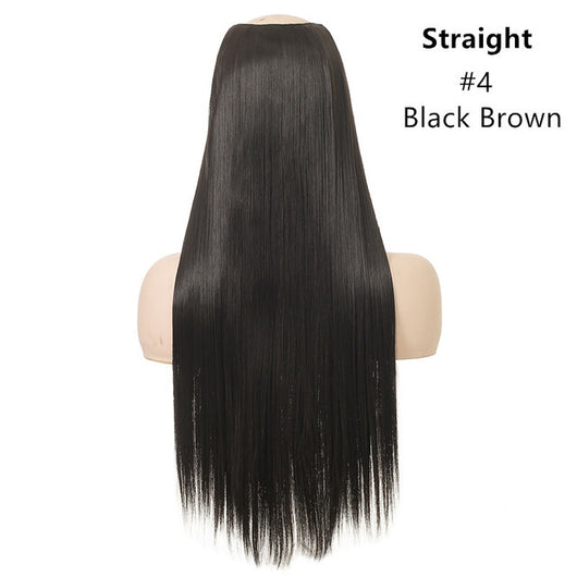 Peluca Larga Liso Natural de una Pieza para Mujer - Image 4