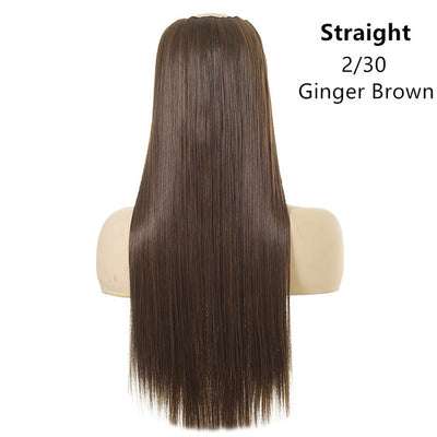 Peluca Larga Liso Natural de una Pieza para Mujer - Image 3