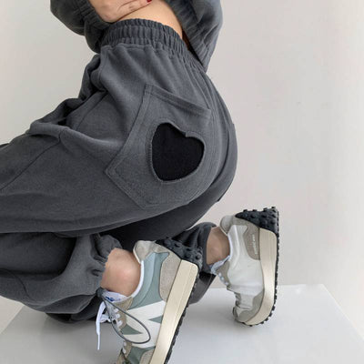 Pantalones Jogger Gris para Mujer - Sudadera Deportiva Primavera - Image 3