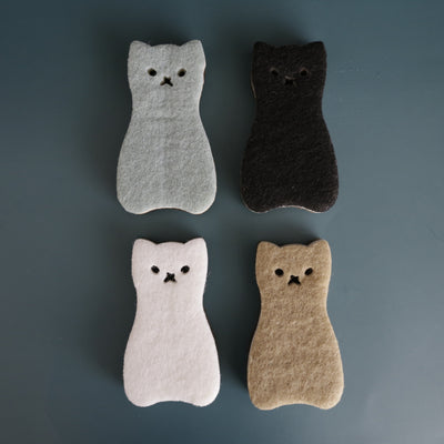 Esponja de Gato de Tres Capas para Cocina y Lavavajillas - Image 8