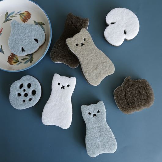 Esponja de Gato de Tres Capas para Cocina y Lavavajillas - Image 5