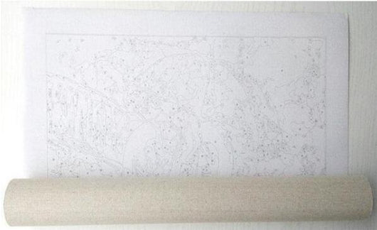 Arte de Pared con Número de Casa - Pintura Digital al Óleo Personalizada - Image 4