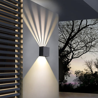 Lámpara de Pared LED Exterior Regulable Cuadrada Impermeable - Image 10