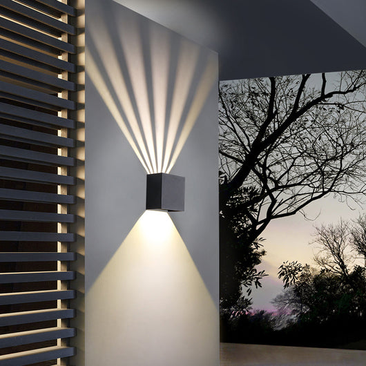 Lámpara de Pared LED Exterior Regulable Cuadrada Impermeable - Image 10