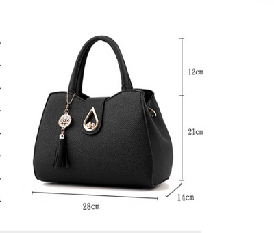 Bolso de Lujo SMOOZA con Asa Superior y Detalles en Borla - Bolso Bandolera Elegante para Mujer - Image 11