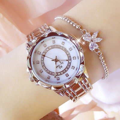 Reloj Diamante para Mujer con Eslabones Elegantes - Image 12