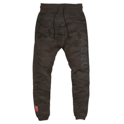 Pantalones Rectos Talla Grande con Estampado Reflectante y Puños Ajustados para Hombre - Image 7