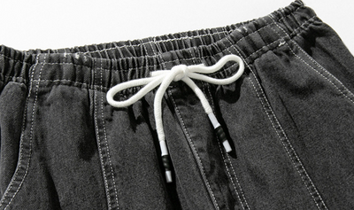 Shorts de Mezclilla Talla Grande con Cintura Elástica Ajustable - Image 12