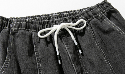 Shorts de Mezclilla Talla Grande con Cintura Elástica Ajustable - Image 12