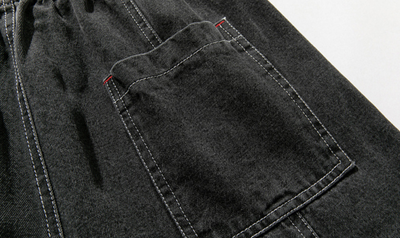 Shorts de Mezclilla Talla Grande con Cintura Elástica Ajustable - Image 14