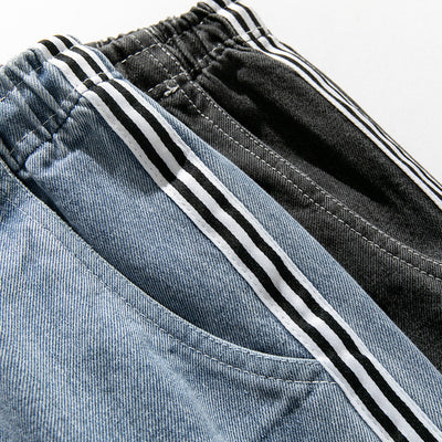 Shorts de Mezclilla Talla Grande con Cintura Elástica Ajustable - Image 5