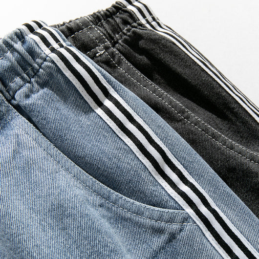 Shorts de Mezclilla Talla Grande con Cintura Elástica Ajustable - Image 5