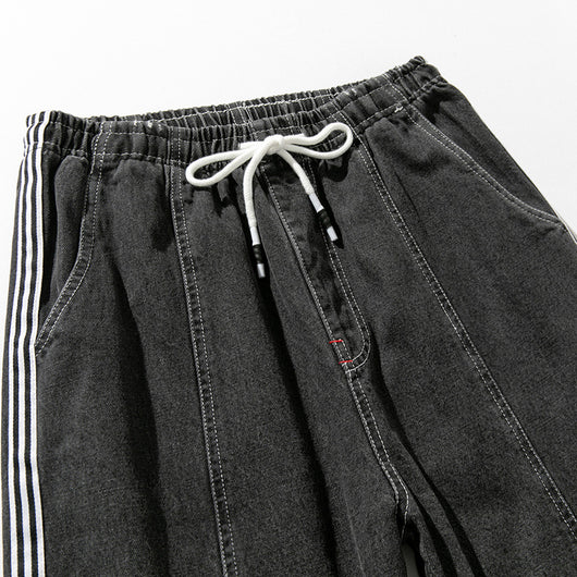 Shorts de Mezclilla Talla Grande con Cintura Elástica Ajustable - Image 6