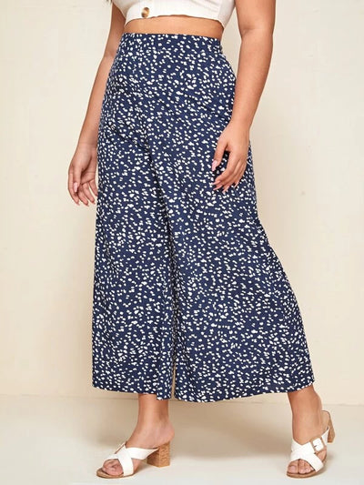 Pantalones Anchos Capri Elegantes - Image 10