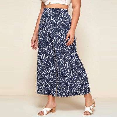 Pantalones Anchos Capri Elegantes - Image 8
