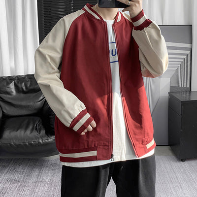Chamarra Casual de Béisbol con Cuello Alzado para Hombre - Image 5