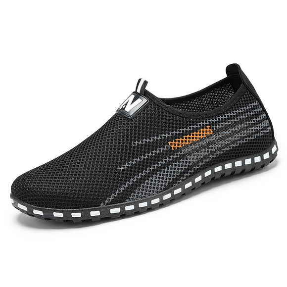 Sandalias Huecas Transpirables para Hombre - Zapatos Casuales Cómodos Estilo Moderno