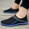 Sandalias Huecas Transpirables para Hombre - Zapatos Casuales Cómodos Estilo Moderno