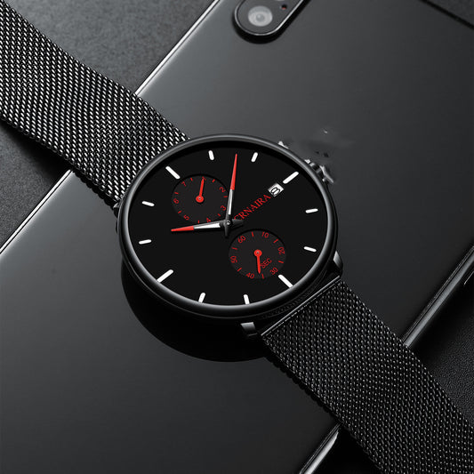 Reloj Multifuncional para Hombre - Modelo Explosión Auténtico