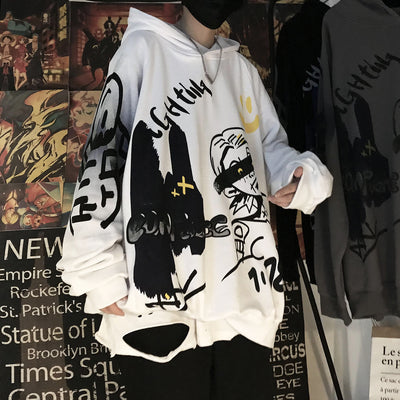 Sudadera con Capucha Oversized para Hombre - Estilo Parejas Versátil - Image 3
