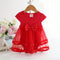 Vestido Romper de Algodón para Bebé Niña con Mangas Largas