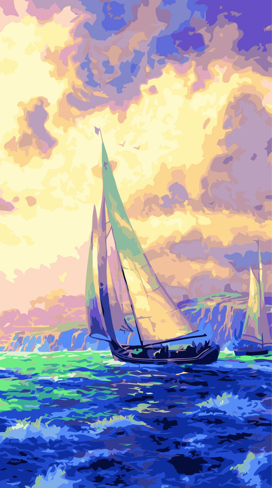 Kit de Pintura Digital al Óleo - Flores y Paisajes DIY - Image 31