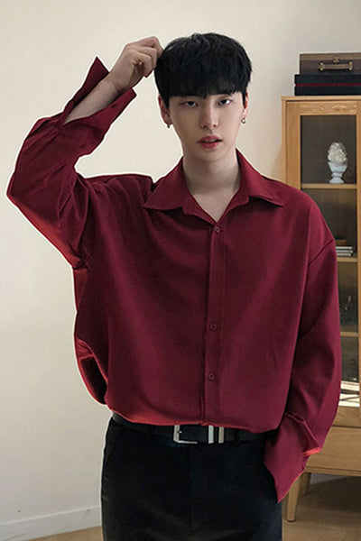 Camisa Ligera de Manga Larga en Seda de Hielo para Hombre - Image 9