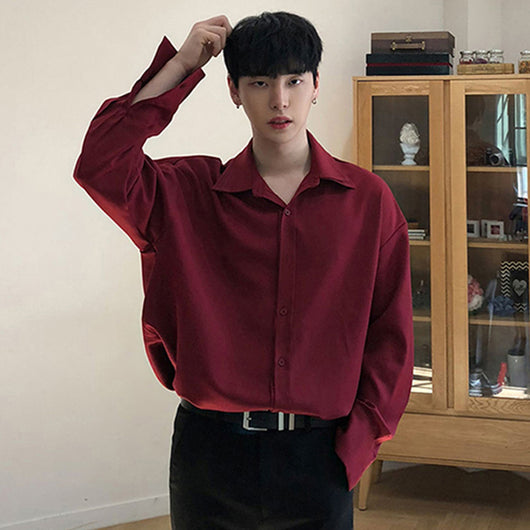 Camisa Ligera de Manga Larga en Seda de Hielo para Hombre - Image 6