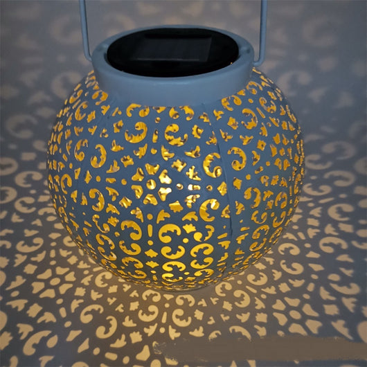 Linterna Solar de Hierro Forjado Estilo Europeo - Image 18
