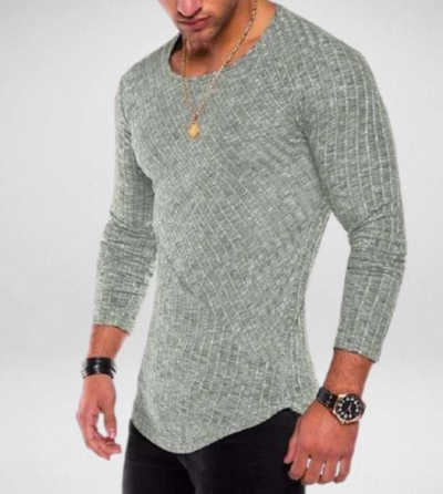 Camisa Básica con Dobladillo Reforzado y Detalles de Costura - Image 3