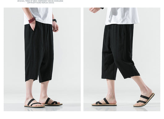 Pantalones Capri de Algodón y Lino - Image 7