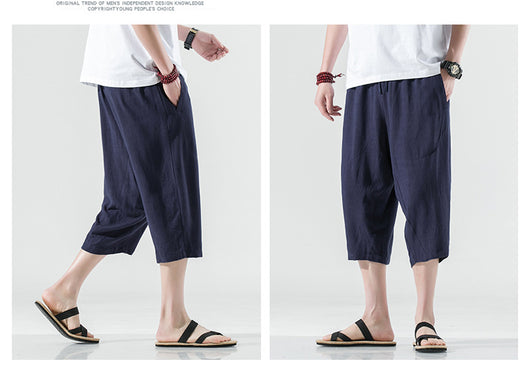 Pantalones Capri de Algodón y Lino - Image 8