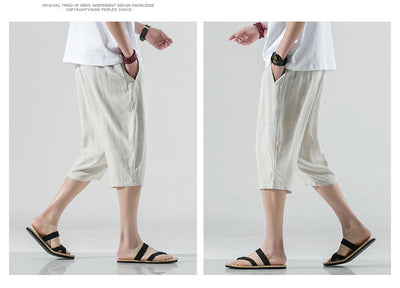 Pantalones Capri de Algodón y Lino - Image 10