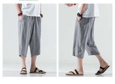 Pantalones Capri de Algodón y Lino - Image 9