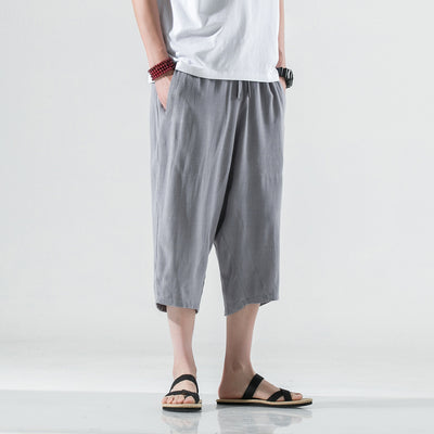 Pantalones Capri de Algodón y Lino - Image 13